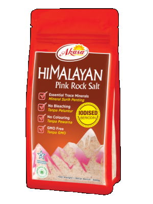 Himalayan Pink Rock Salt (Pouch) 500Gm